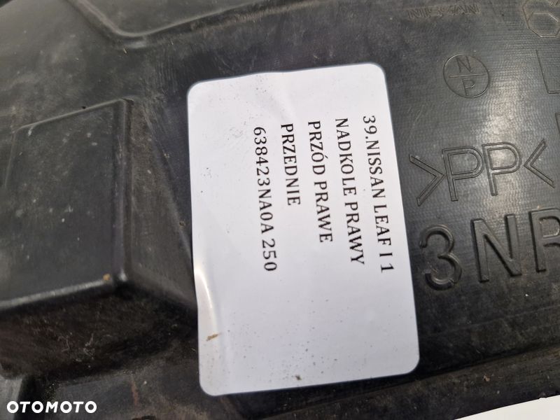 NISSAN LEAF I 1 NADKOLE PRAWY PRZÓD PRAWE PRZEDNIE 638423NA0A - 3
