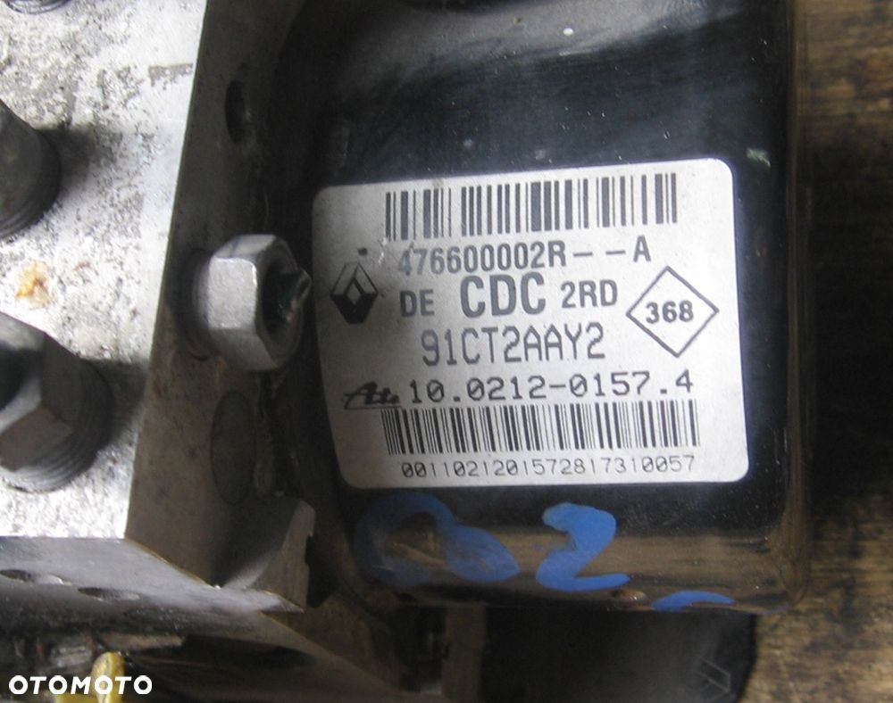 sterownik pompa ABS LAGUNA III 476600002R renault - 3