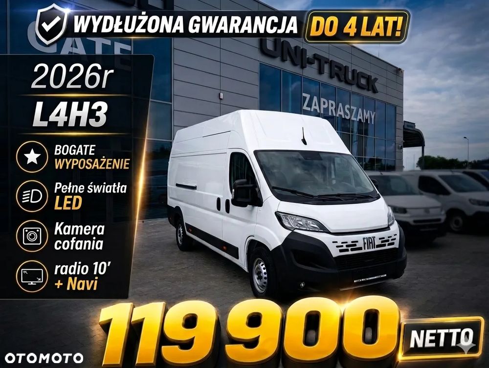 Fiat Ducato furgon L4H3 FULL LED, Bogate wyposażenie!! Gwarancja do 4lat - 2