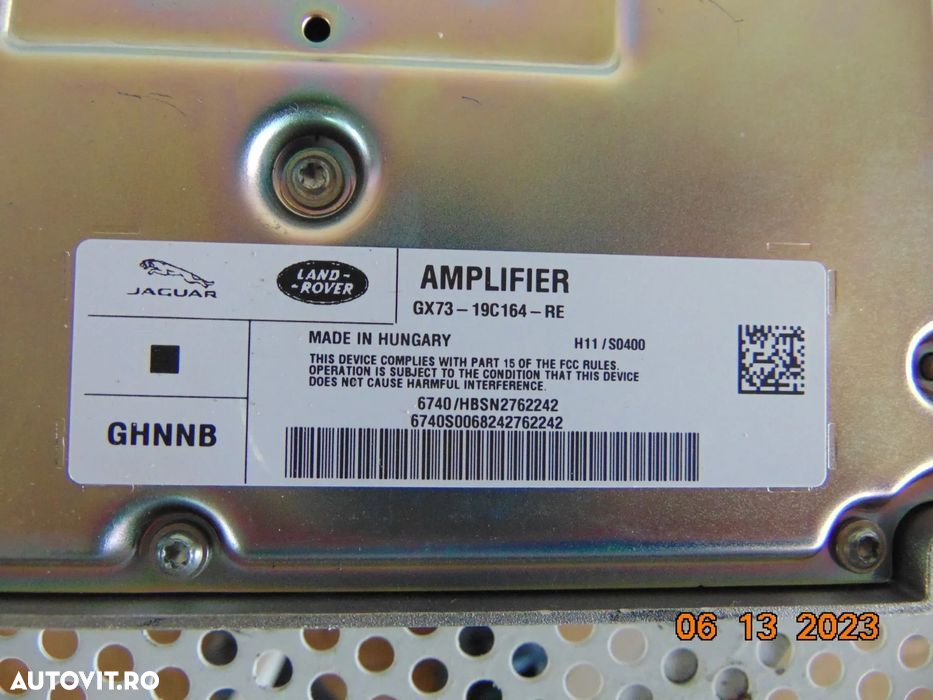 Amplificator radio media Jaguar F Pace XE XF - 2