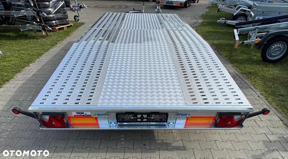 Niewiadów Laweta samochodowa NIEWIADÓW  Jupiter 4,5x2,10 cm DMC:2700kg+Wypełnienie środka blachą aluminiową ryflowaną - 8