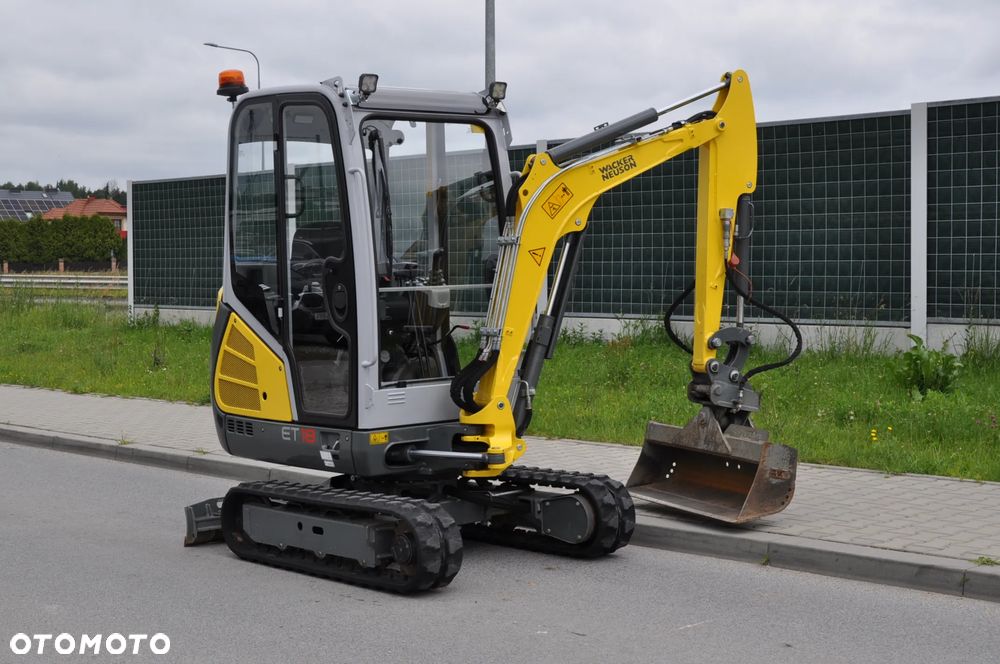 Wacker Neuson ET18 MAŁO MTG JAK NOWA!!! ŁYŻKA SKARPOWA HYDRAULICZNA WYJŚCIA HYDRAULICZNE - 7