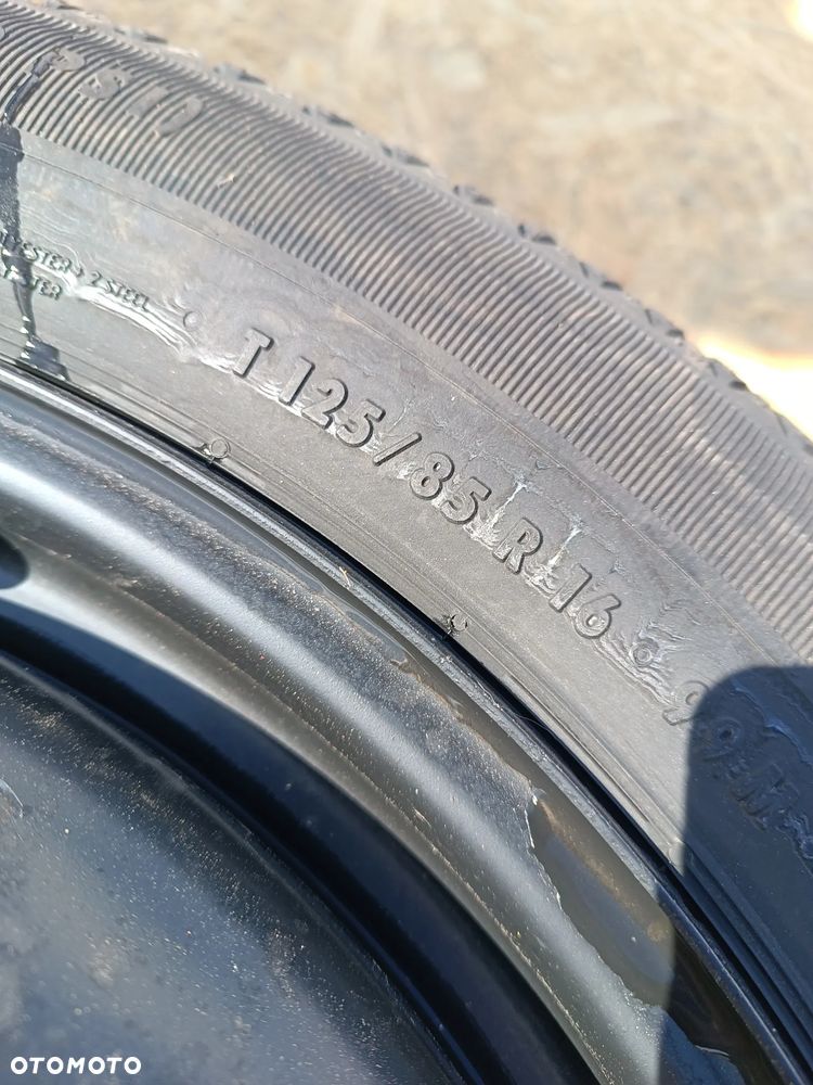 KOŁO DOJAZDOWE ZAPASOWE 125/85R16  5X108 16 CALI PEUGEOT CITREON OPEL TOYOTA - 3