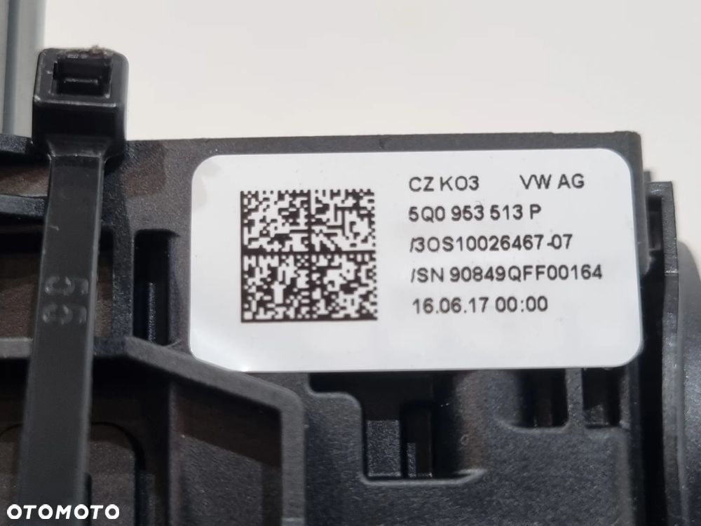 VW GOLF VII PASSAT B8 TAŚMA ZWIJAK PRZEŁĄCZNIK ZESPOLONY MANETKI 5Q0953549E 5Q0953513P - 6