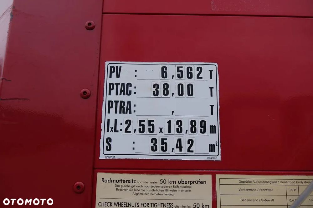 Schmitz Cargobull FIRANKA / STANDARD / OSIE SCHMITZ / NOWE PLANDEKI / OCYNK/ KOSZ NA KOŁO ZAPASOWE - 30