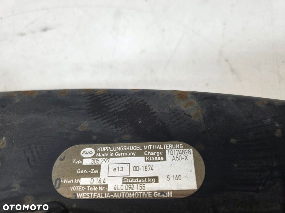 HAK HOLOWNICZY SKŁADANY + MODUŁ WESTFAILA AUDI Q7 4L 4L0092155 4L0907383 - 14