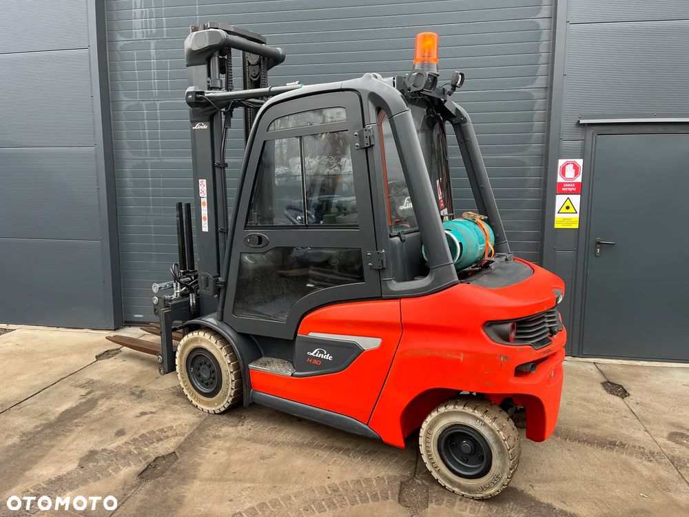 Linde H30 H25 H35 Gaz LPG Paletyzer na 2 palety, pełna kabina - 14