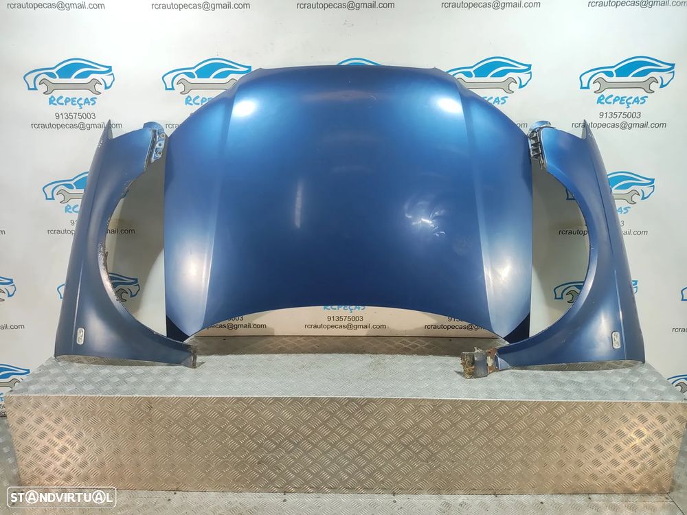 FRENTE COMPLETA AUDI A3 8P 8P1 FASE II 2 CAPOT PARACHOQUES GUARDA-LAMAS OTICAS RADIADOR VENTILADOR FRENTE FIBRA REFORÇO DIESEL - 9