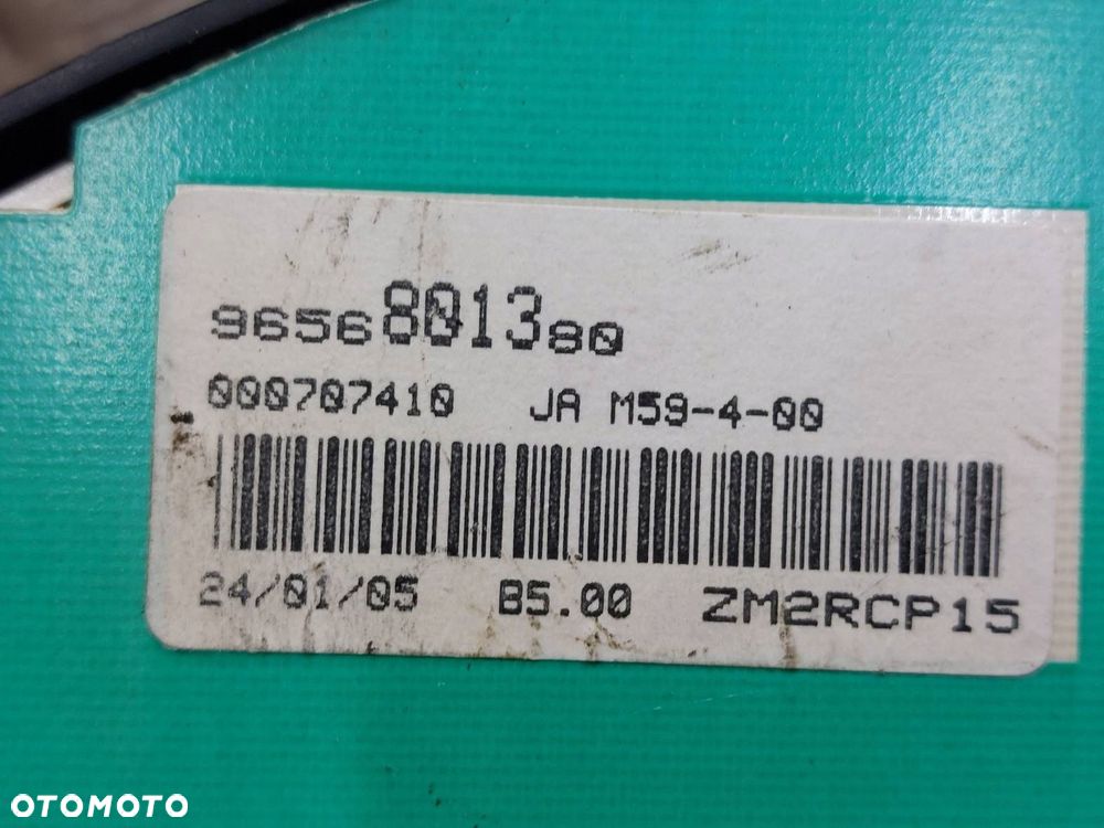 LICZNIK ZEGARY CITROEN BERLINGO I 1.6 16V 9656801380 - 4