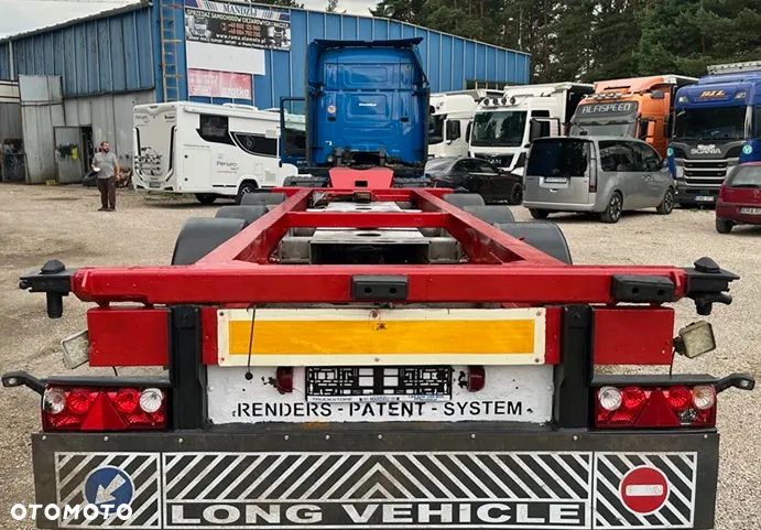 Renders PODKONTENEROWA ROZSUWANA 1x20 2x20 1x35 1x40 1x45 WAGA:5760kg OSIE BPW OŚ PODNOSZONA 2005r - 4