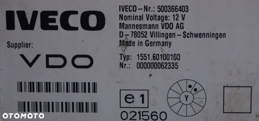 zegary licznik iveco daily iii 1999-2006 500366403 - 4