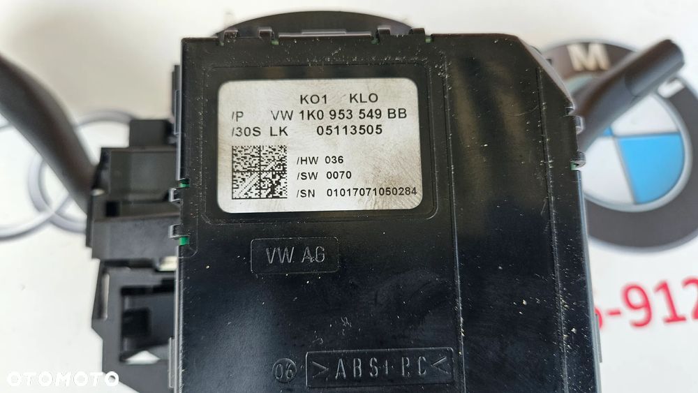 Skoda Octavia II 2 HB 2004-2008 Przełącznik zespolony Pająk Manetki Taśma Tempomat Czujnik kąta skrętu 1K0959653C 1K0953503DQ 1K0953549BB - 10