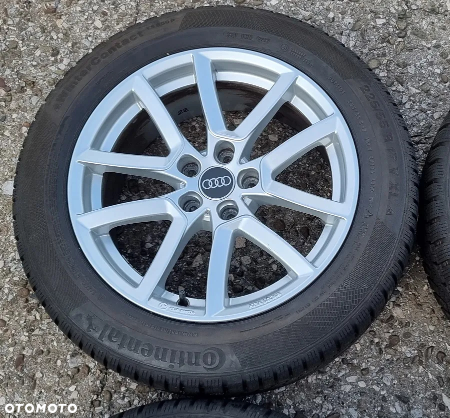 4x koła felgi opony zima Audi A6 A7 A4 A5 Allroad VW Seat Skoda Continental WinterContact TS 850 P 225/55/17 225/55R17 5x112 - 4