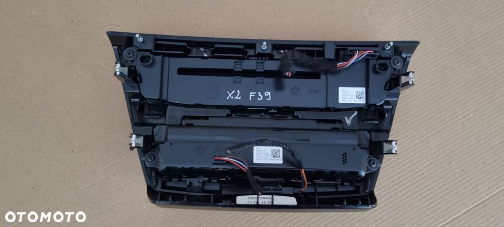 BMW X2 F39 2018- Panel klimatyzacji Radia Oryginał Demontaż - 5