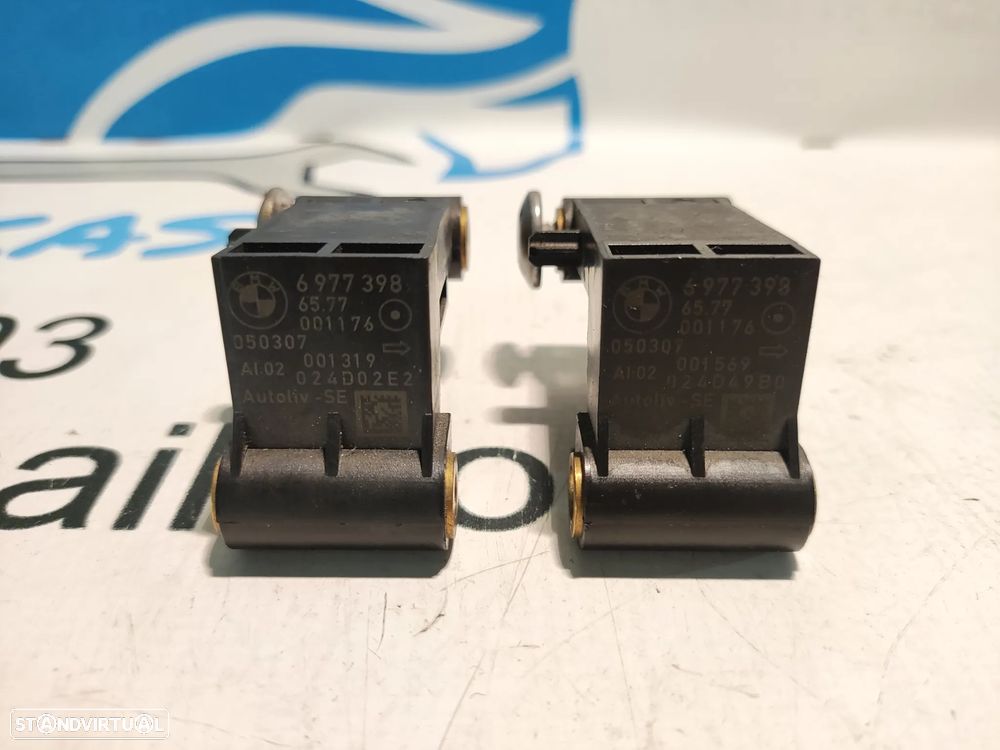 SENSOR SENSORES IMPACTO EMBATE COLISÃO AIRBAG MINI COOPER R56 65776977398 6977398 R55 CLUBMAN SERIE 5 E60 E60 LCI E61 E61 LCI SERIE 6 E63 E63 LCI - 6