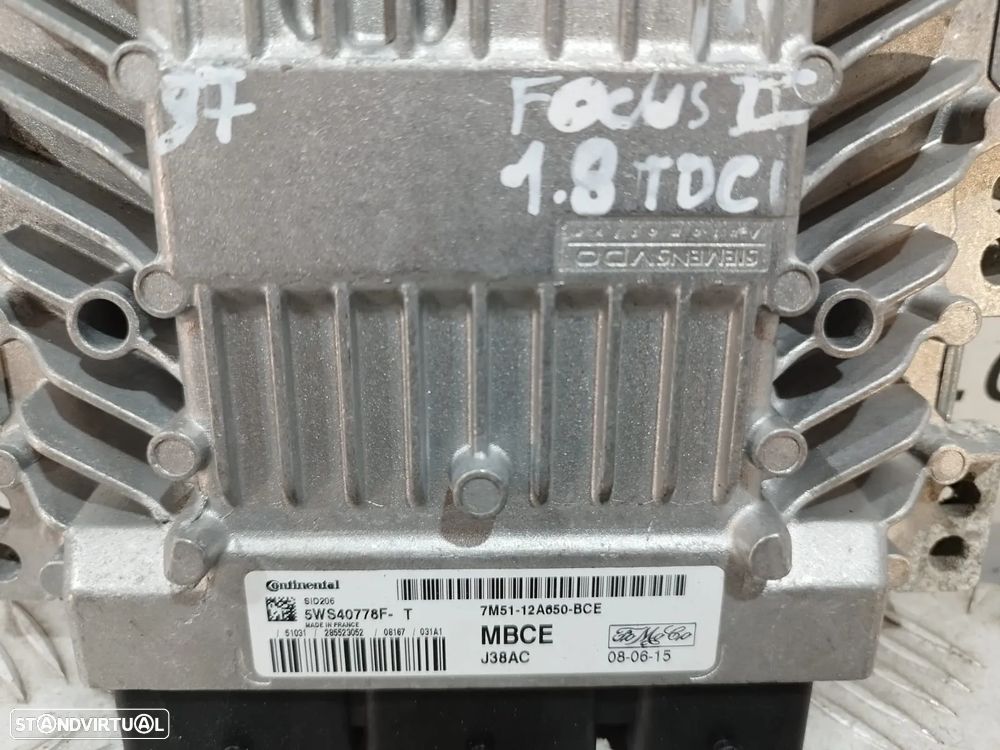 Centralina ECU motor Continental Ford Focus II 1.8 TDCI - 5