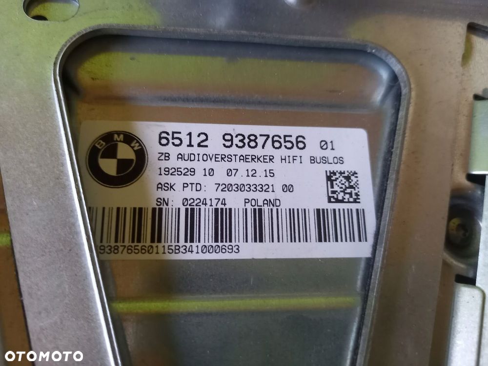 WZMACNIACZ 9387656 BMW X1 F48 16R - 3
