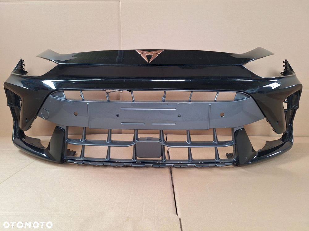 CUPRA LEON IV LIFT 24- NIE KLEJONY! ZDERZAK PRZÓD PRZEDNI KOLOR: LY9T MYTHOS SCHWARZ 5FA807221K WYSYŁKA 24H - 1