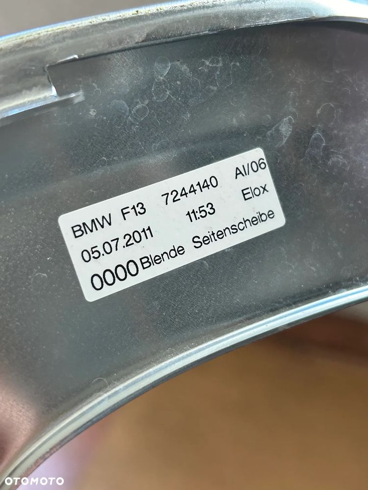 BMW 6 F13 LISTWA SZYBY TYLNEJ 7244140 - 3