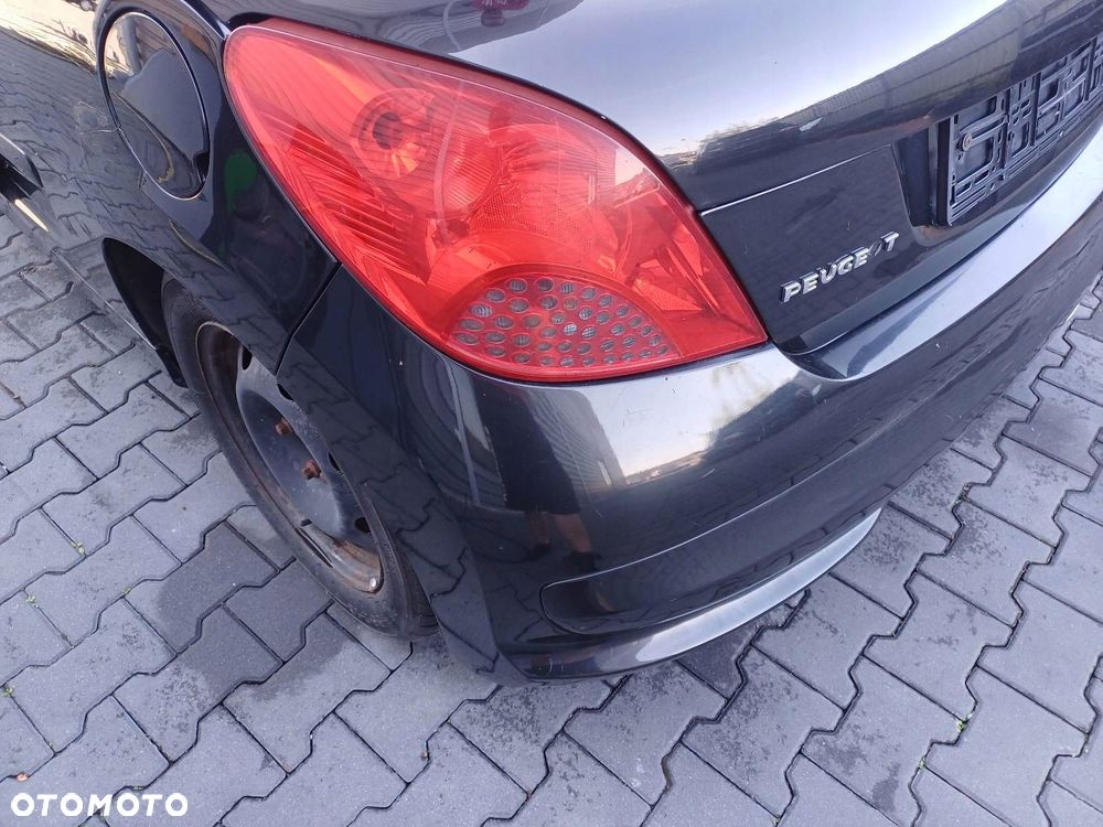 KOMPLETNY TYŁ PEUGEOT 207 CC EXLB KLAPA ZDERZAK LAMPY - 4