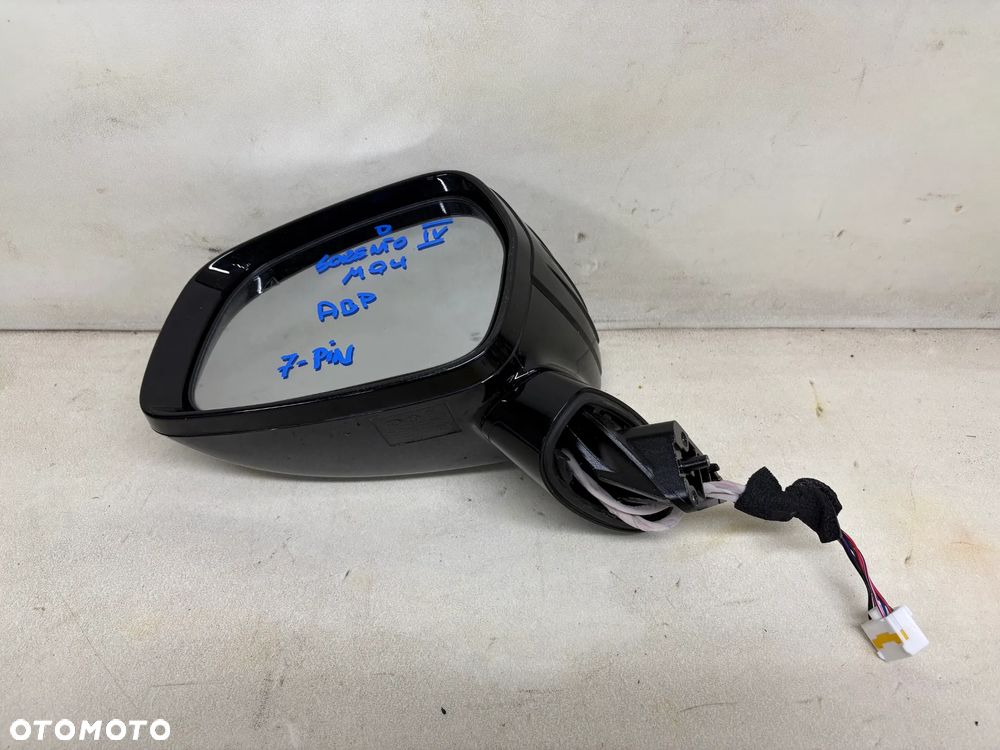 Lusterko Lewe Kia Sorento IV 4 MQ4 2020-2025 PIN 7  MQ4 KOLOR Czarny - 2