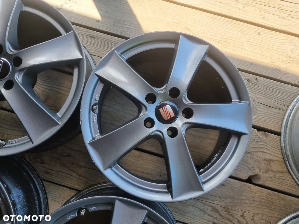 VW PASSAT,TIGUAN,SEAT ALHAMBRA,SKODA,AUDI A4 alu 7X17 ET38 5X112 db stan - 11