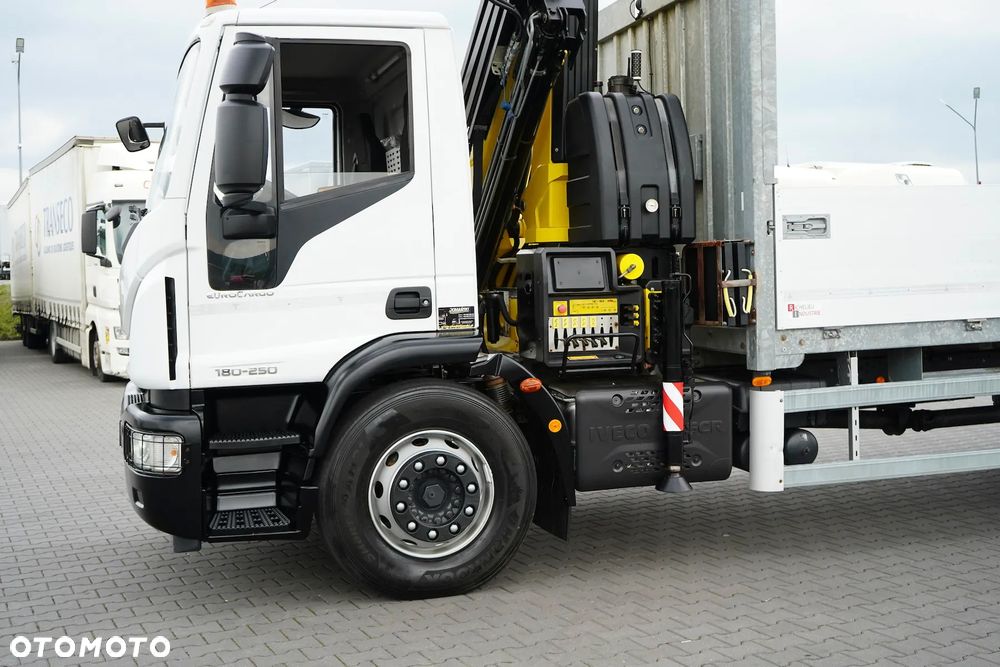 Iveco EUROCARGO / 180-250 / SKRZYNIOWY + HDS / HYVA HC - 153 / ROTATOR / PILOT - 39