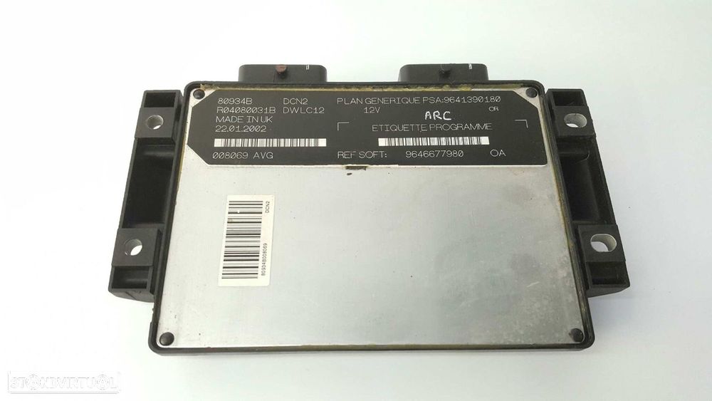 CENTRALINA DO MOTOR UCE CITROEN XSARA BERLINA 1.9 D SX - 4