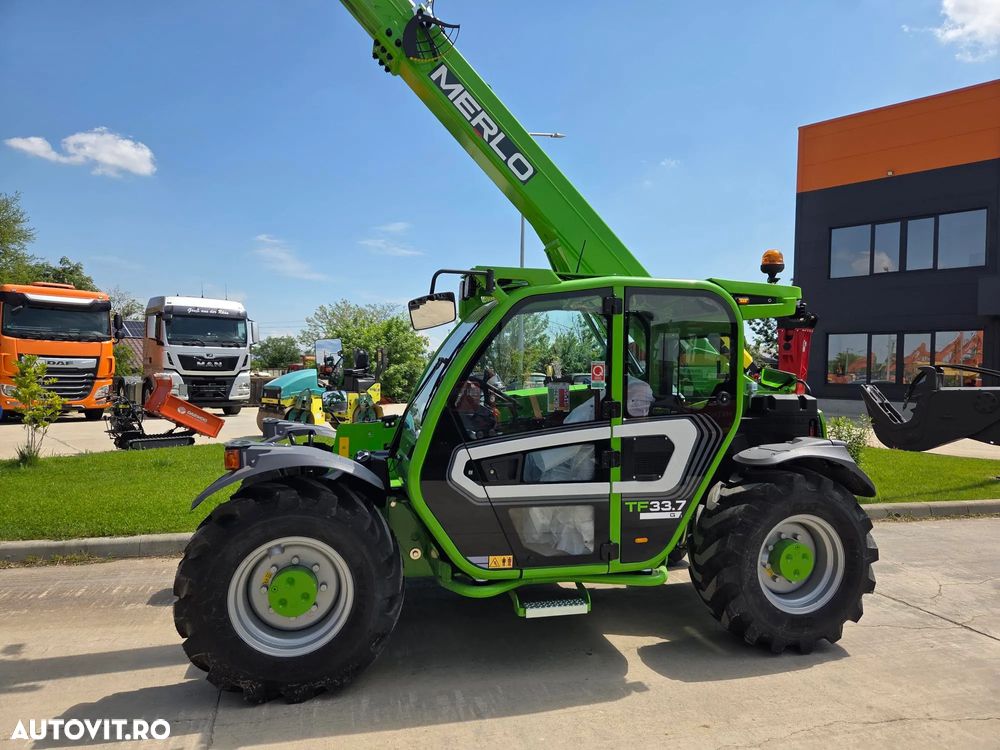 Merlo TF33.6, 2026, NOU, ridica 3,3t la 6m, CUPA, furci, cupla rapida, AER CONDITIONAT, transmisie 4x4x4, produs in ITALIA, garantie 1 an, posibil leasing 5 ani, Aer condit, Latime 2,1m, inaltime 2,1m, consum 4l/h,. viteza 40km/h-PROMOTIE 69.900 EUR+Tva - 10