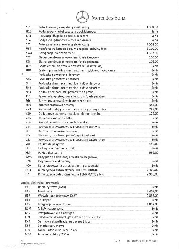 Mercedes-Benz Klasa V 300 d 9G-Tronic (d³ugi) - 38