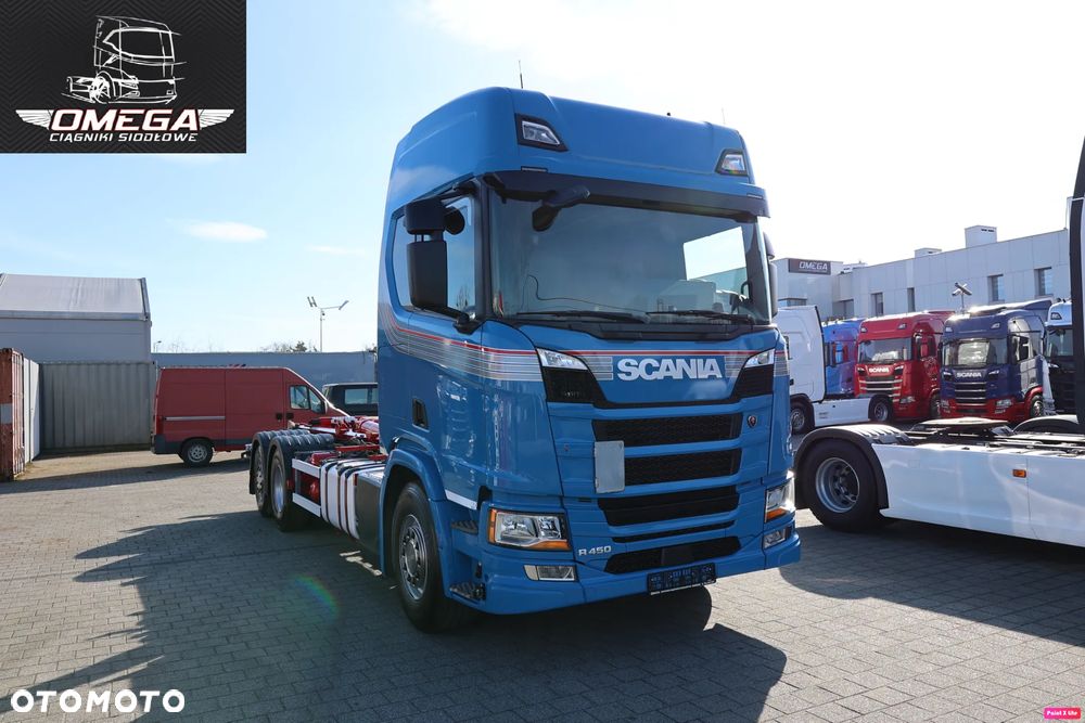 Scania R 450 Hakowiec // Oś skrętna // MEILLER // Klima postojowa / - 3