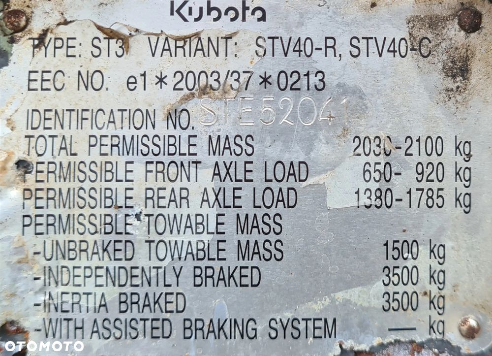 Kubota STV 40 - 7