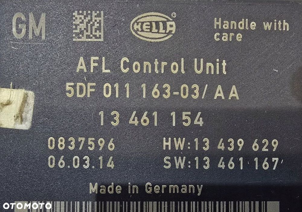 sterownik moduł świateł opel insignia a 13r 13461154 - 4