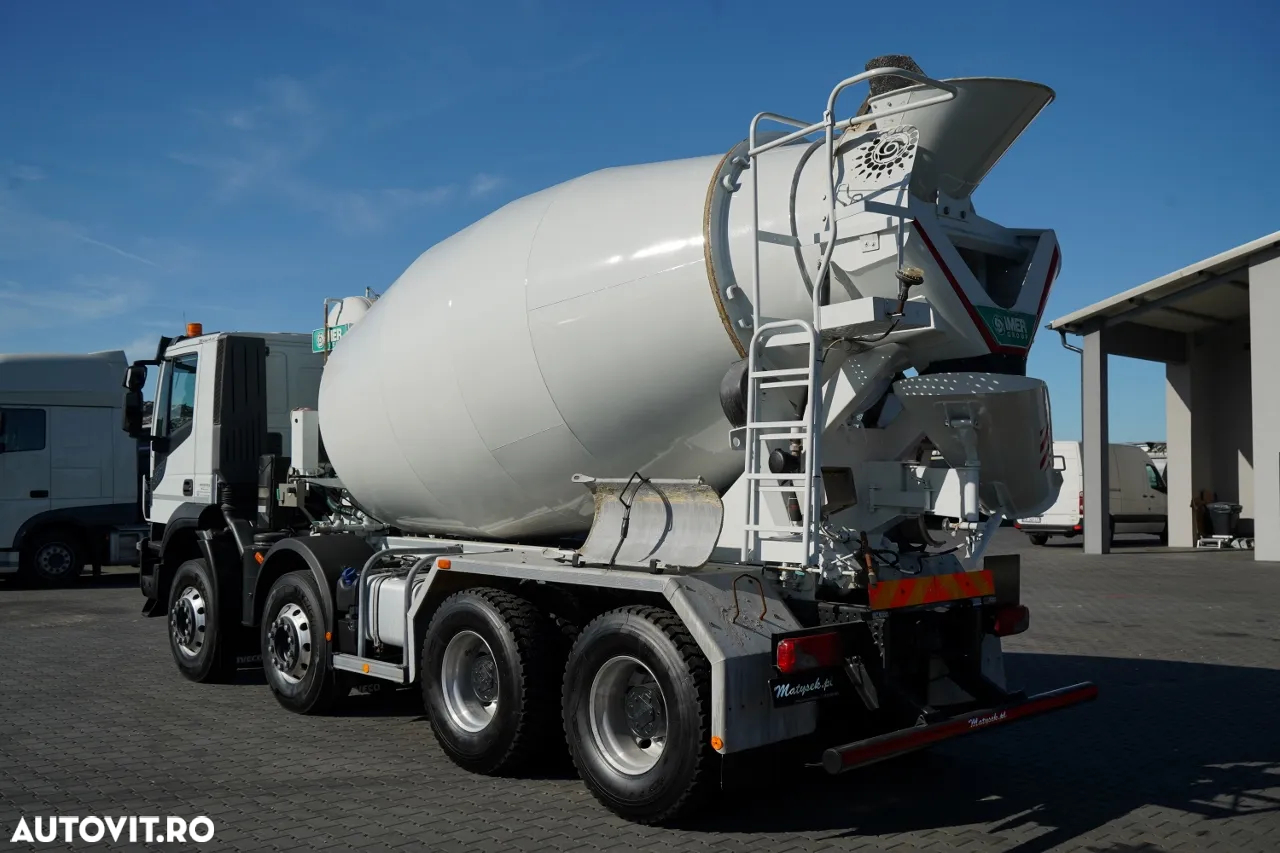 Iveco 400 SL X-WAY STRALIS / 8X4 / BETONIERĂ / IMER / ANVELOPE 100% / JANTE DIN ALIAJ / - 4