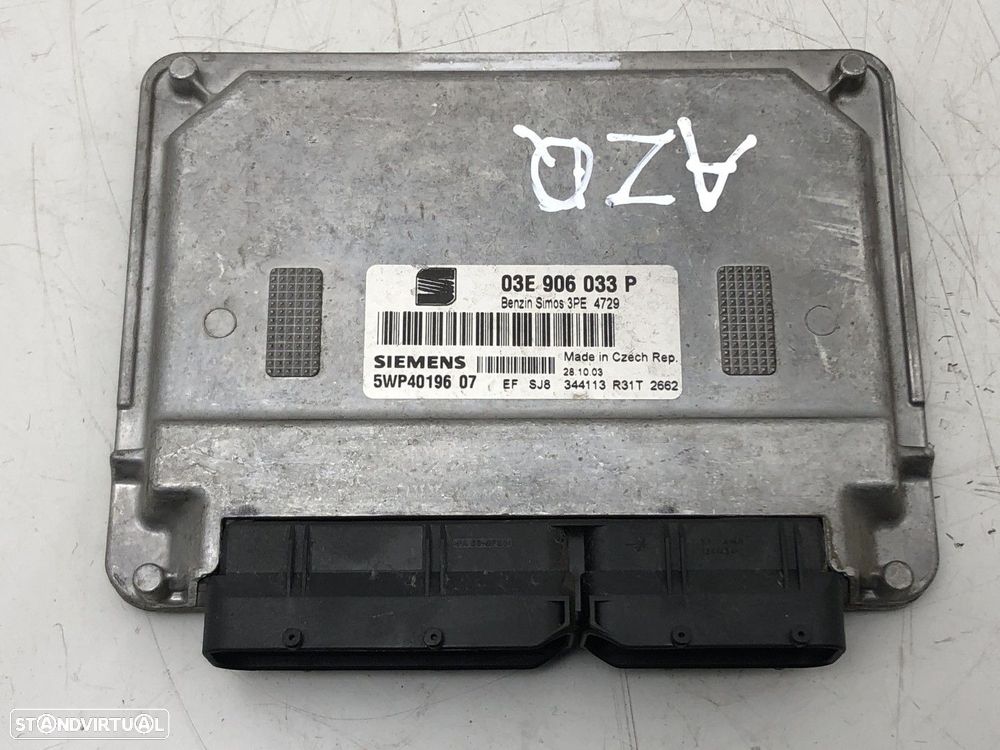 Centralina do motor  Usado SEAT IBIZA III (6L1) 1.2 03E906033P 03E 906 033 P MOT... - 2