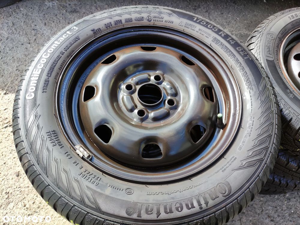 175/65R14 Opony Letnie Lato CONTINENTAL ContiEcoContact 3 5,5-6mm Legnica ALU-RAD jak 165/70 - 4