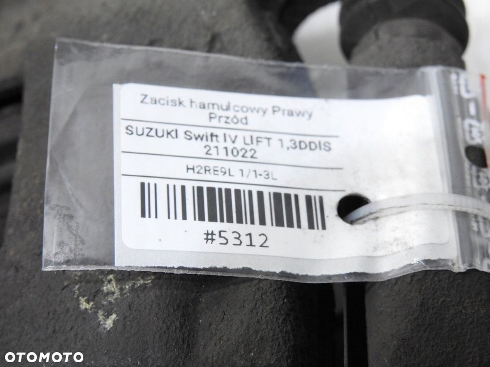 ZACISK HAMULCOWY PRAWY PRZÓD SWIFT IV 1.3 DDIS - 7