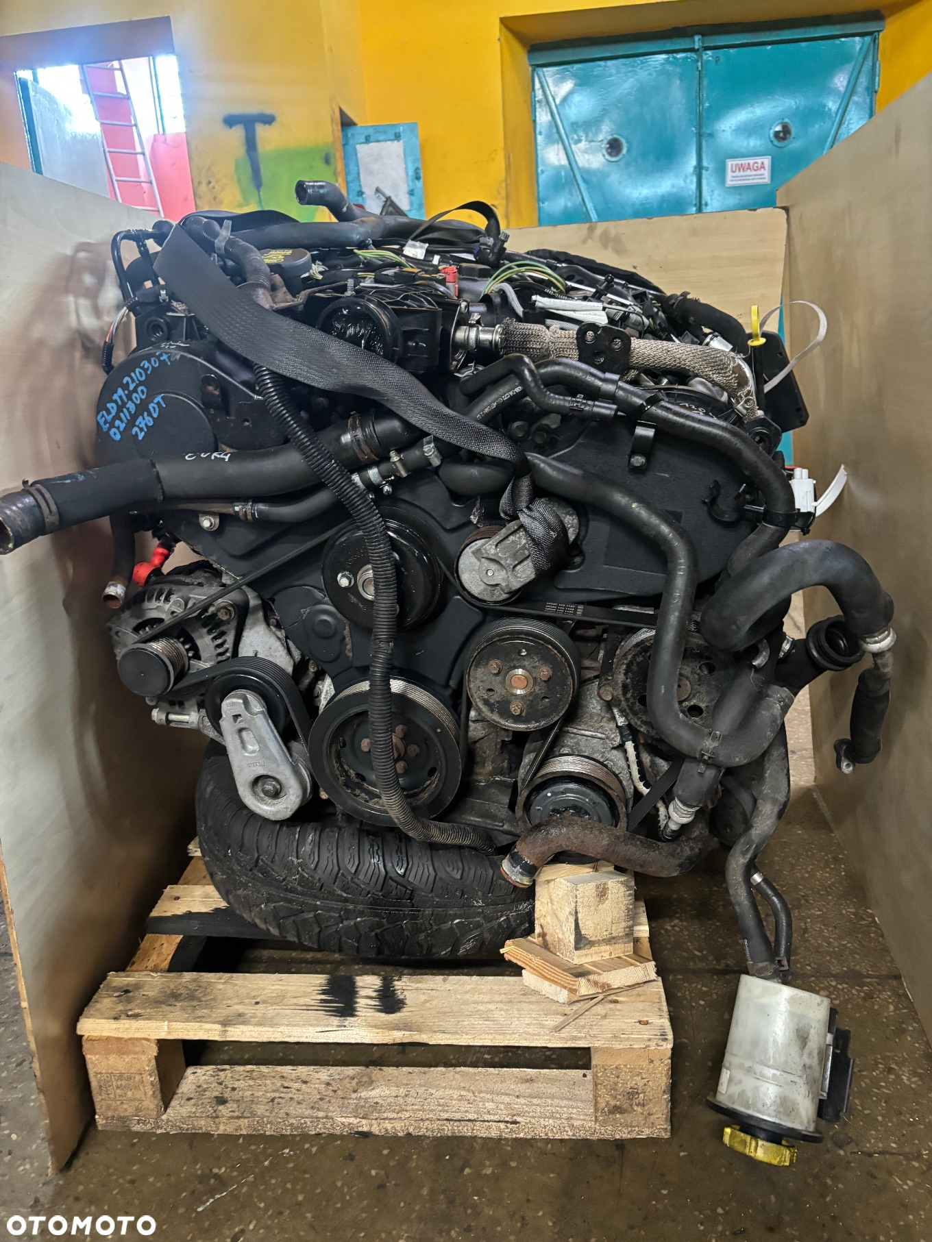 Silnik kompletny 2.7 Land Rover Range 276 dt 276dt  filmik 120 tys mil euro 4 - 4