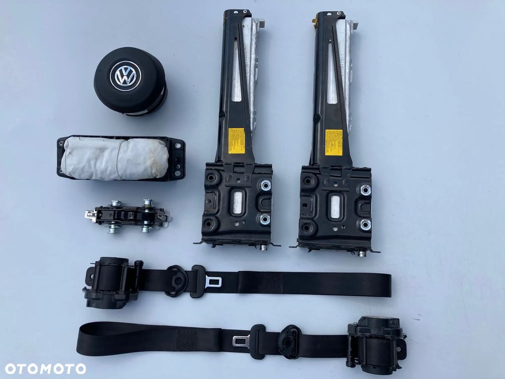 VW NEW BEETLE 5C PAŁĄK KAPOTAŻ AIRBAG ZAGŁÓWEK AIRBAG KIEROWCY PASAŻERA PASY PAS DESKA KONSOLA naprawa regeneracja Raz2 - 1