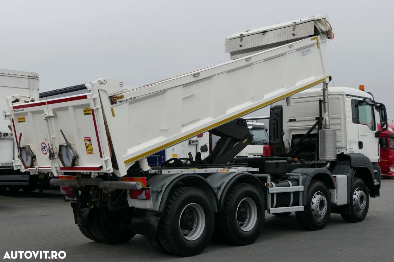 MAN TGS 35.420 / 8x4 / BASCULANTE / HYDROBOARD / EURO 6 / 2018 - 4