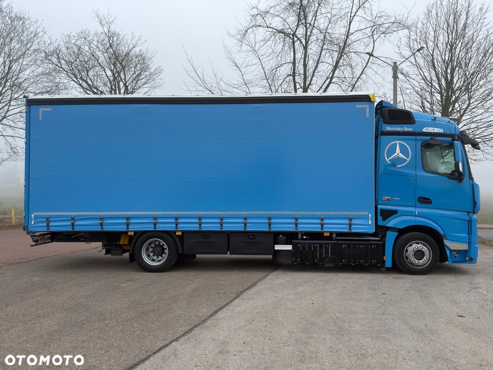 Mercedes-Benz ACTROS 1833 / FIRANKA/ WINDA / NOWY TACHOGRAF G2V2 / NOWE OPONY / 19PALET / 8TON ŁADOWNOŚCI / AUTOMAT / DUŻY SILNIK  / SYPIALKA / SERWISOWANY / 2018 / JAK NOWY  / - 12