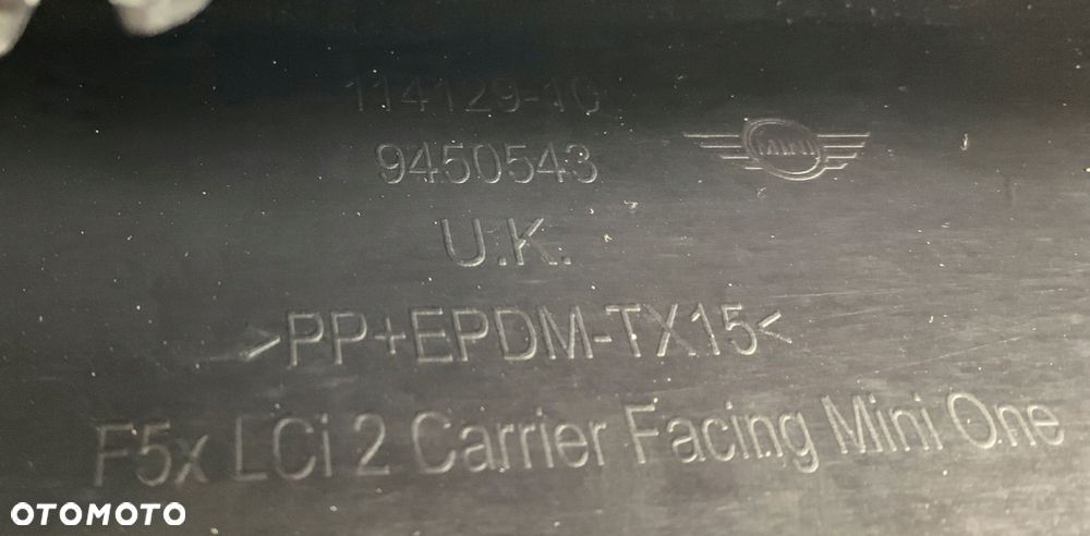 MINI F55 F56 DRUGI LIFT ZDERZAK PRZÓD 9450543 - 6