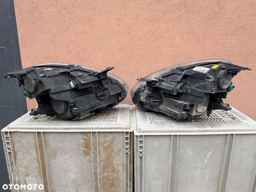 Lampa przednia ALFA ROMEO GIULIETTA XENON LED CIEMNE KOMPLET EUROPA ORG AL - 4