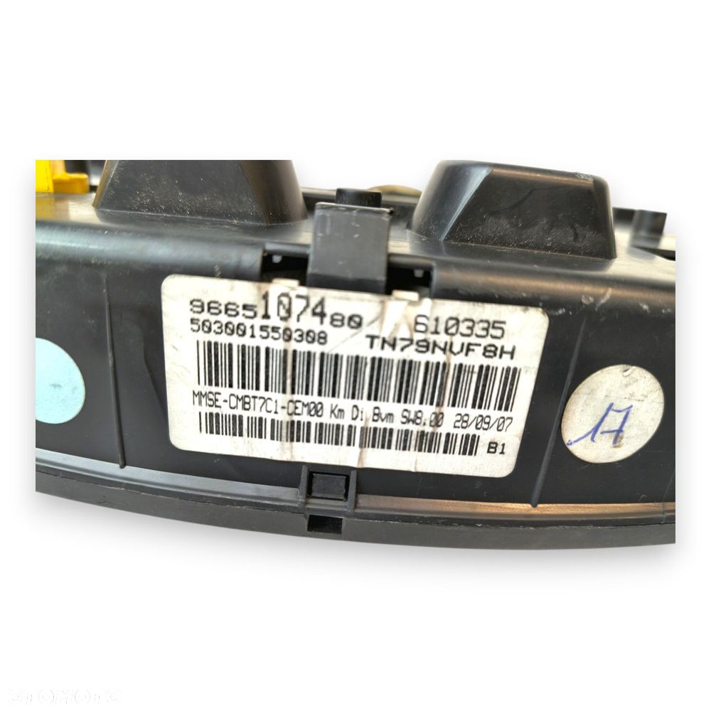 LICZNIK ZEGARY 9665107480 Peugeot 308 I 1.6 2.0 HDI Diesel europa 07-13 - 2