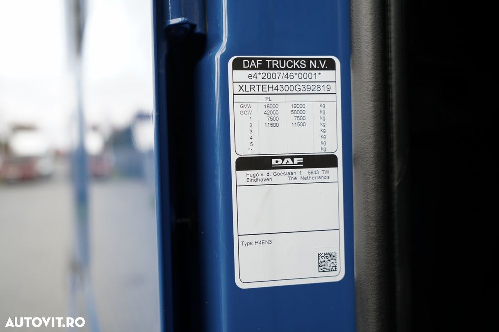DAF XF 480 / PLATĂ JOSĂ / MEGA / 2022 / SSC - 37