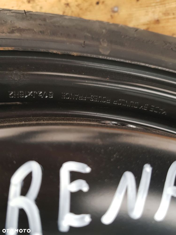 koło zapasowe renault megane 16" 5x108 et50 205/55 - 7