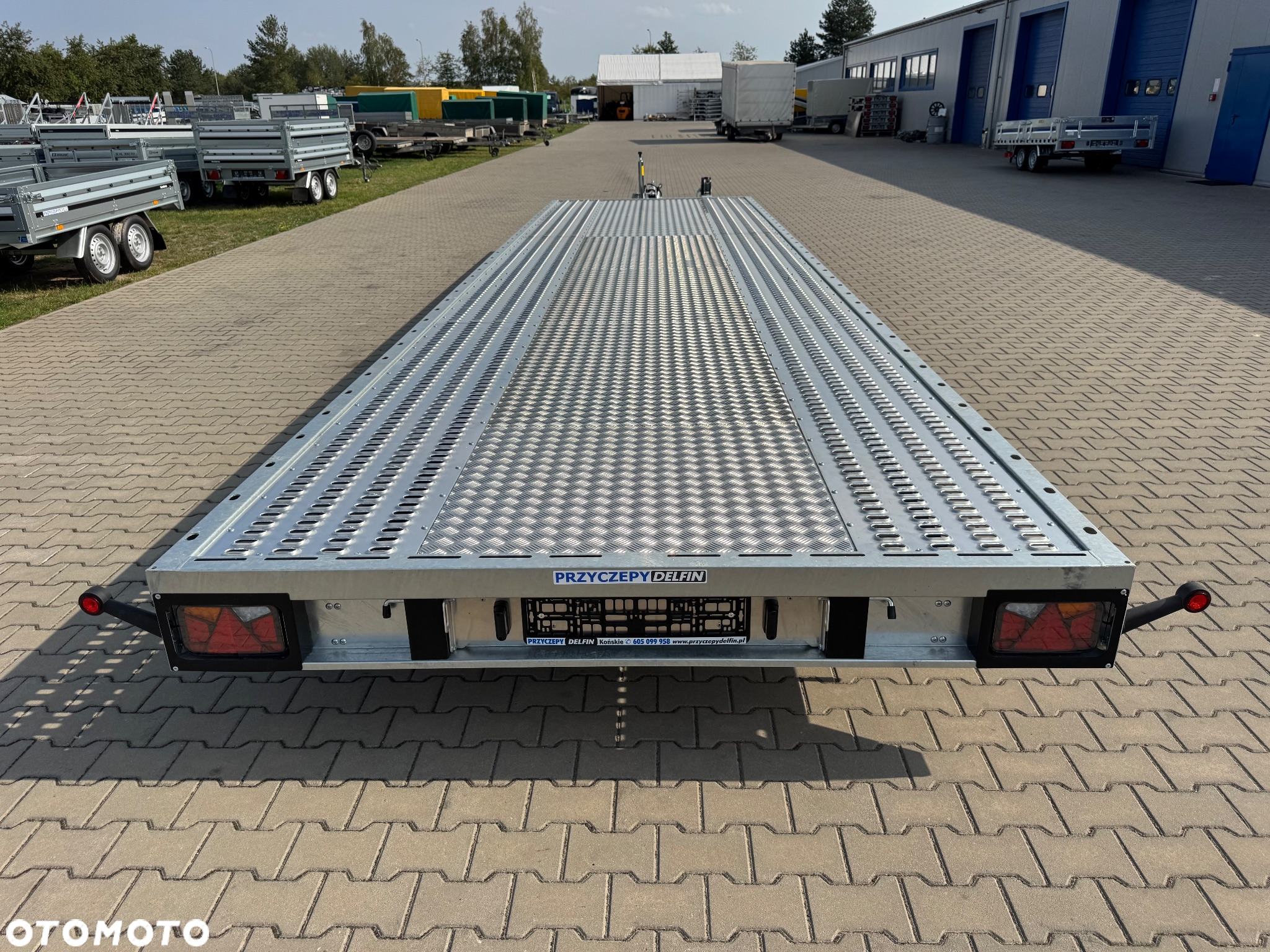 Lorries PL35-8521 laweta na dwa auta 3500kg wypełnienie podłogi ALU 3 osie - 14