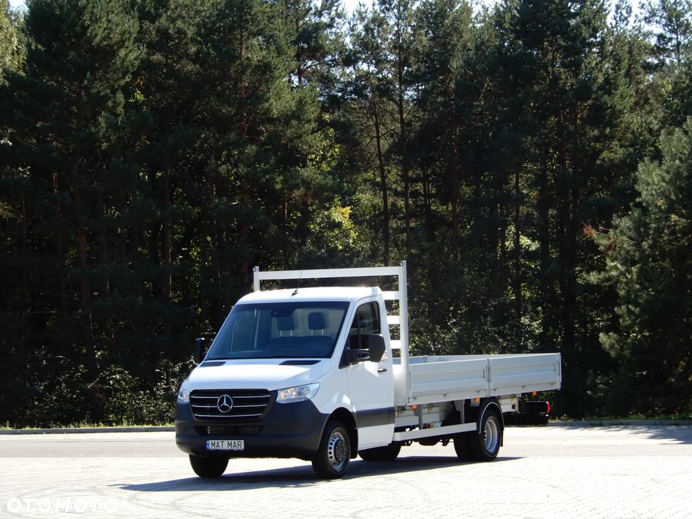 Mercedes-Benz Sprinter 519 CDI 190 KM 9G-Tronic Automat Platforma Skrzynia Otwarta 4.92 Cm Długi 10 E.Palet GWARANCJA PRODUCENTA Stan Auta NOWY Dostępny OKAZJA