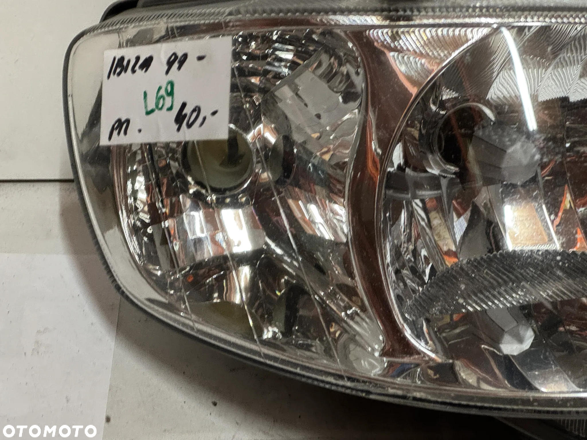 LAMPA REFLEKTOR GŁÓWNY PRAWY SEAT IBIZA II FL ANGLIK 1999- - 5