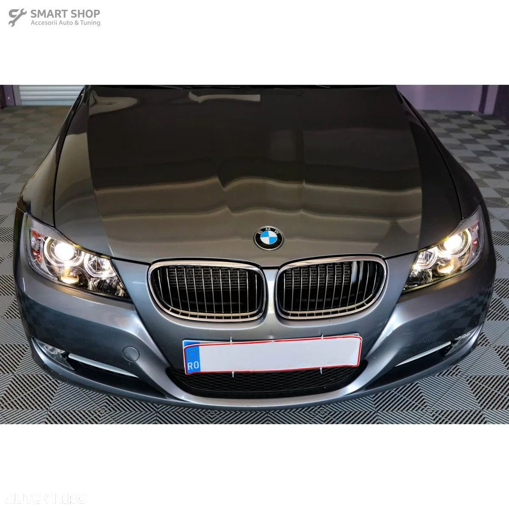 Faruri Angel Eyes BMW Seria 3 E90 Sedan E91 Touring (03.2005-2011) Neg - 6